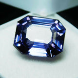 CERTIFIED 10 Ct Natural Color Change Sapphire Loose Gemstone Emerald Cut