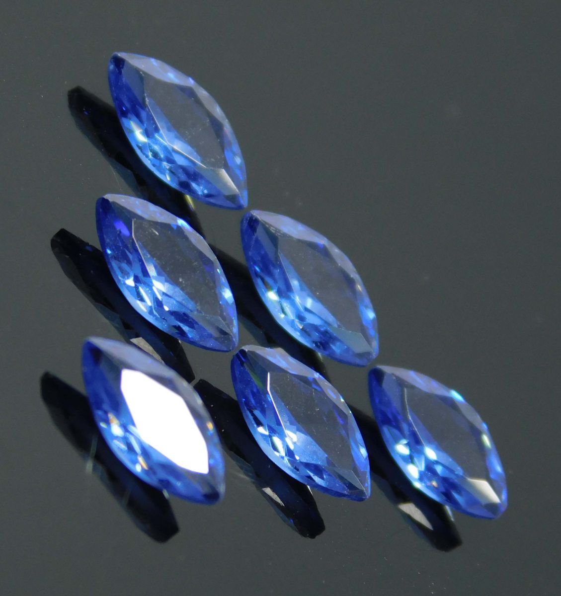 7x5 mm CERTIFIED Natural Blue Sapphire Marquise Cut Loose Gemstone Lot