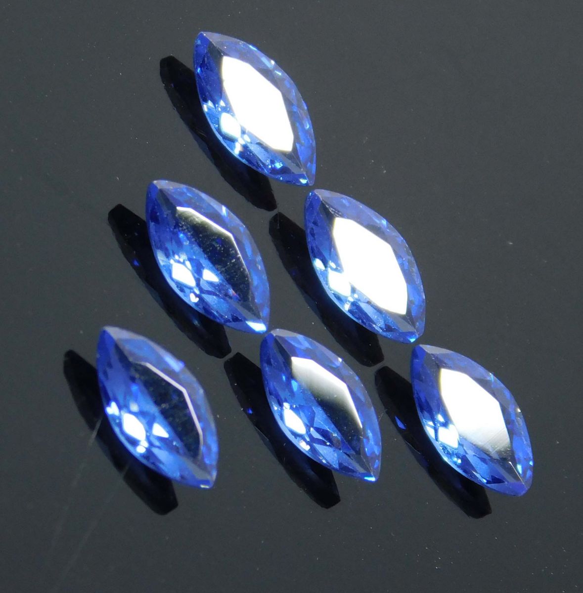 7x5 mm CERTIFIED Natural Blue Sapphire Marquise Cut Loose Gemstone Lot