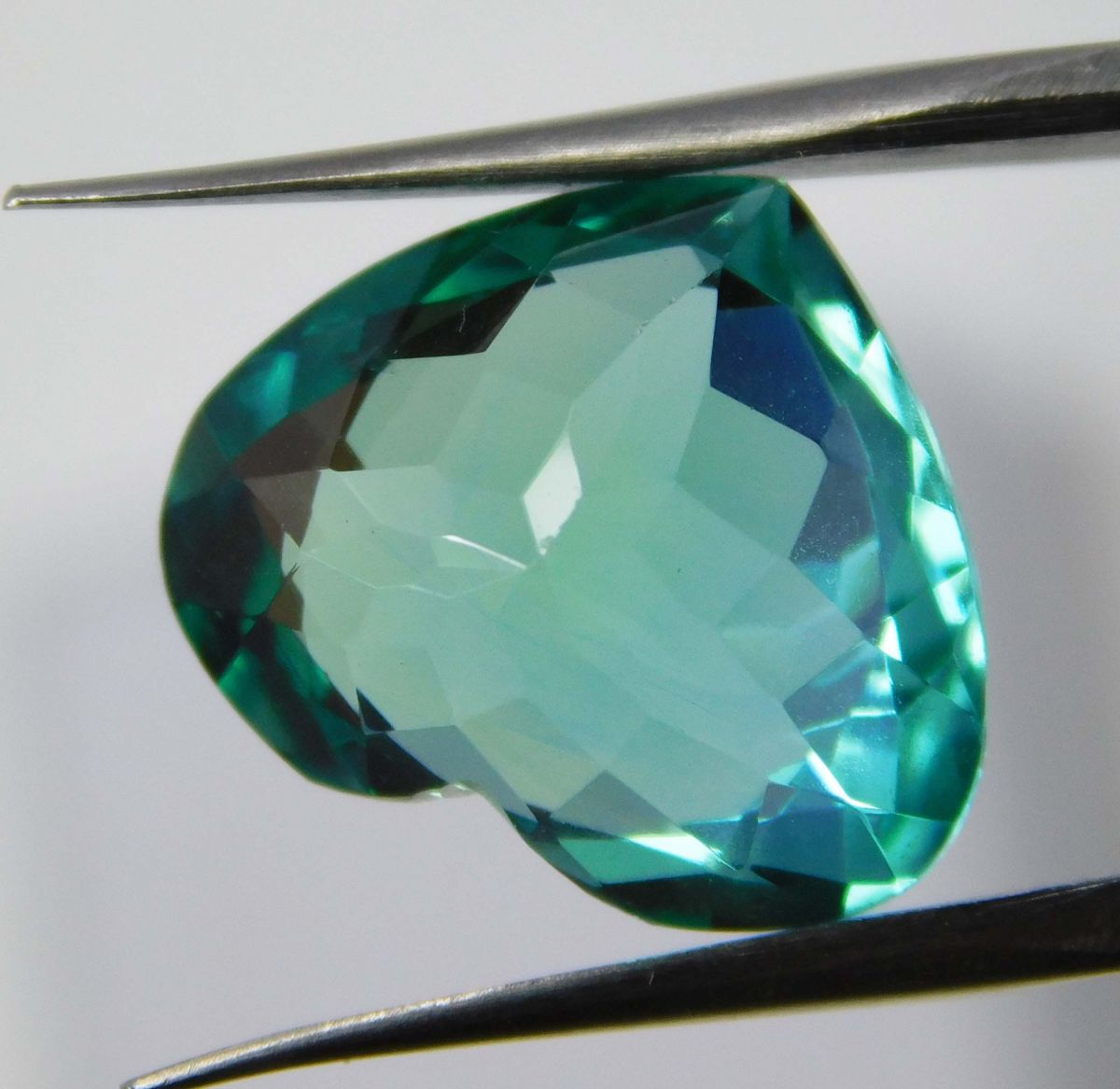 Natural Montana Sapphire Heart Cut 8.03 Ct Bluish Green CERTIFIED Loose Gemstone