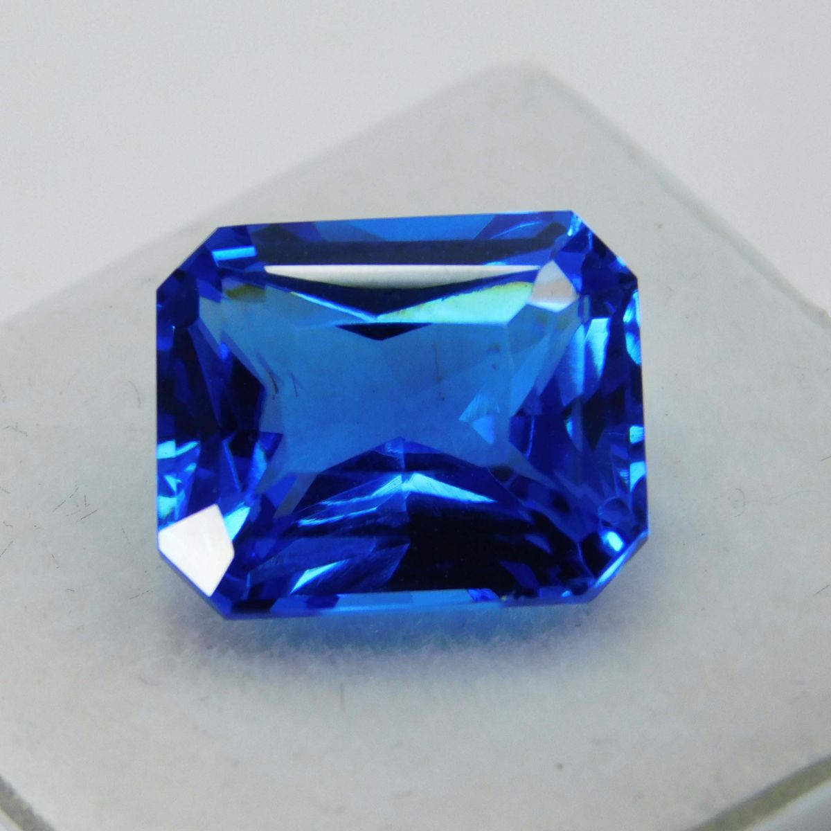 Natural Royal Blue Sapphire 10.45 Ct Emerald Cut CERTIFIED Loose Gemstone