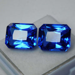 20.20 Carat CERTIFIED Loose Gemstone Loose Emerald Cut Natural Blue Sapphire