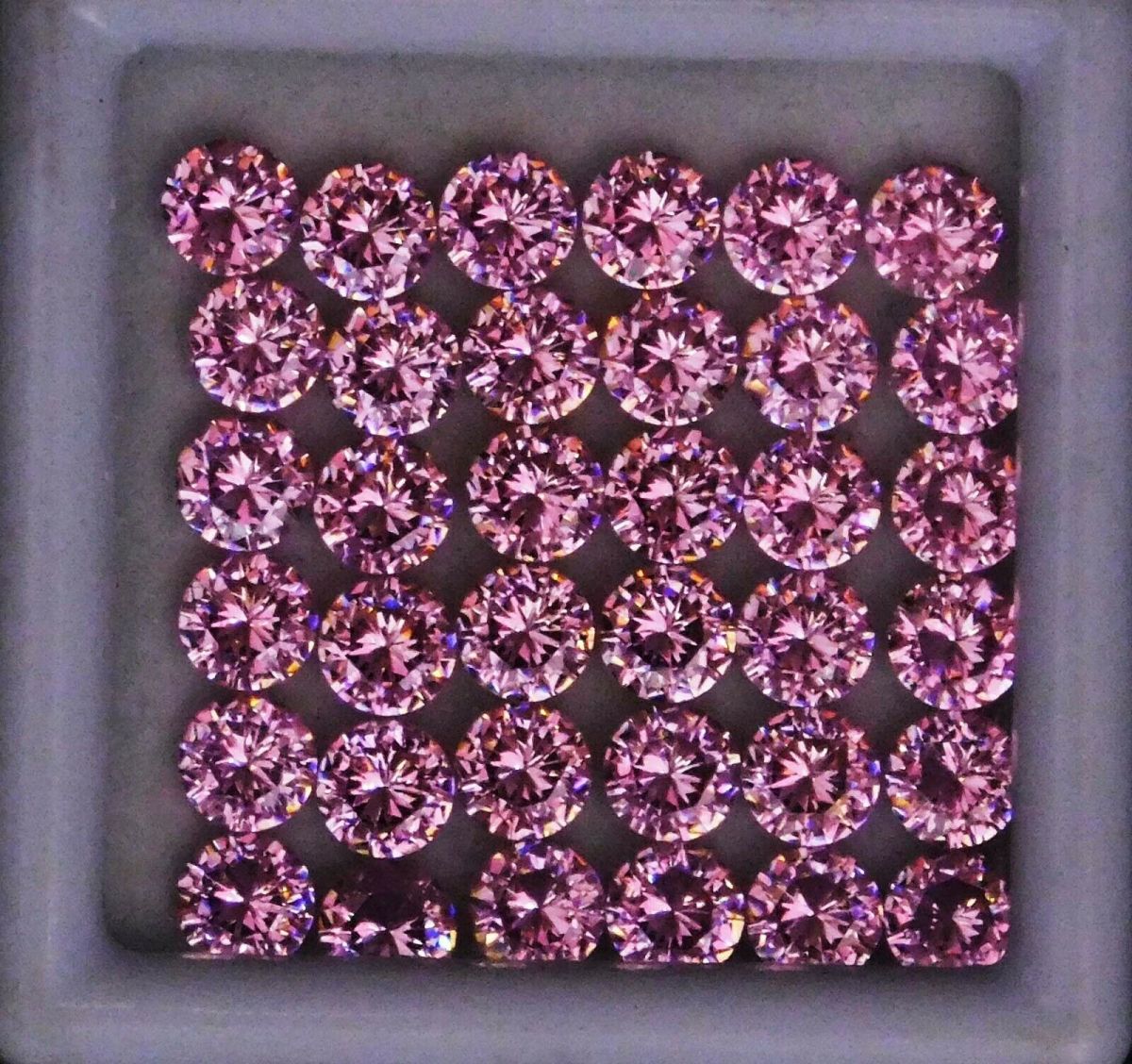 Natural Pink Sapphire 16 PCS Gemstone CERTIFIED Lot 5x5 MM Round Diamond Cut