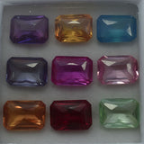 Untreated Sapphire Emerald Cut CERTIFIED Gemstone Lot