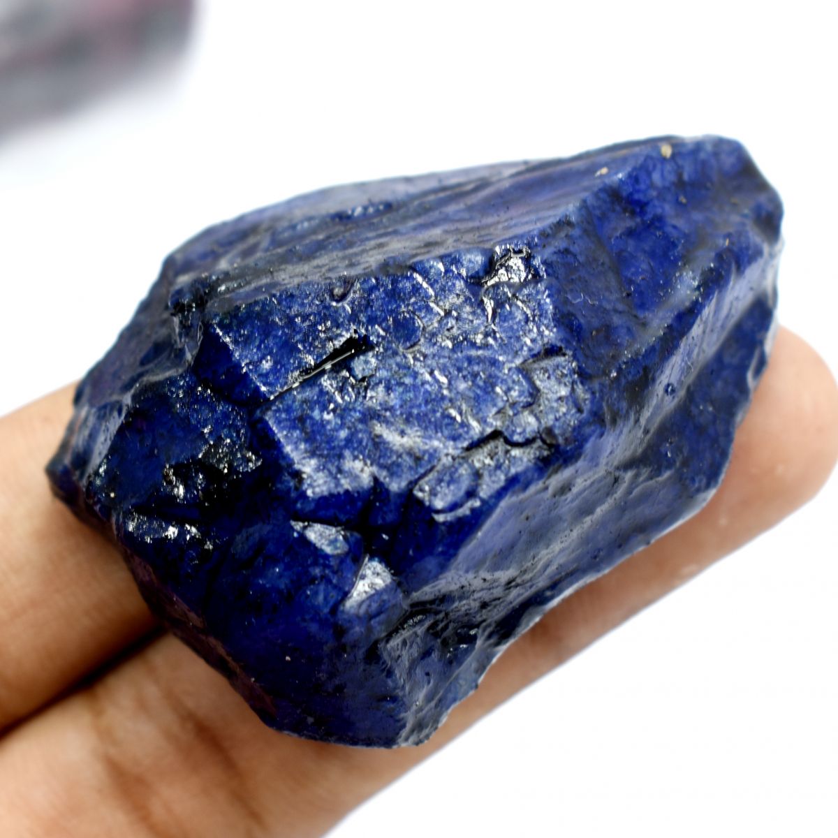 Blue Sapphire Dyed Rough Huge Size 279.65 Ct Natural CERTIFIED Loose Gemstone