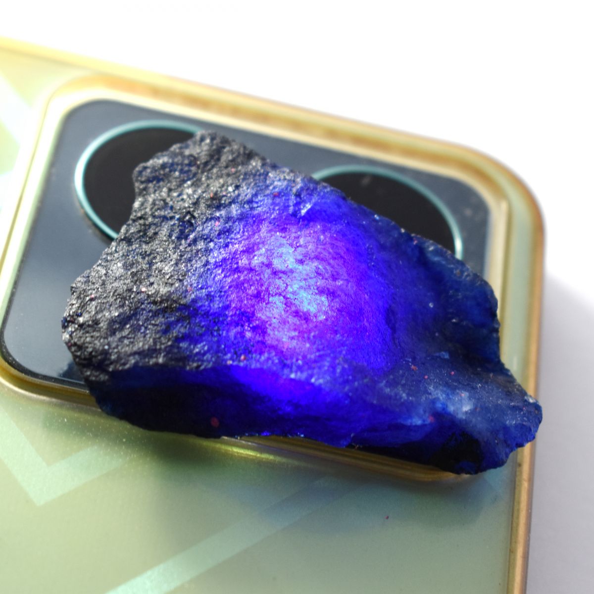 86.20 Ct Blue Natural Sapphire Uncut Rough Loose Gemstone CERTIFIED Huge Size