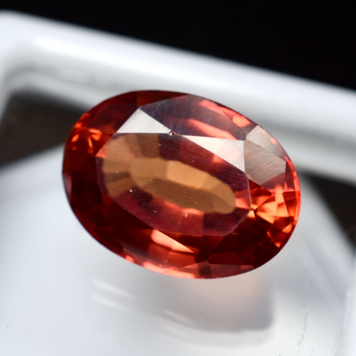 8.55 Ct Ceylon Orange Natural Sapphire Rare Loose Gemstone CERTIFIED Oval Cut