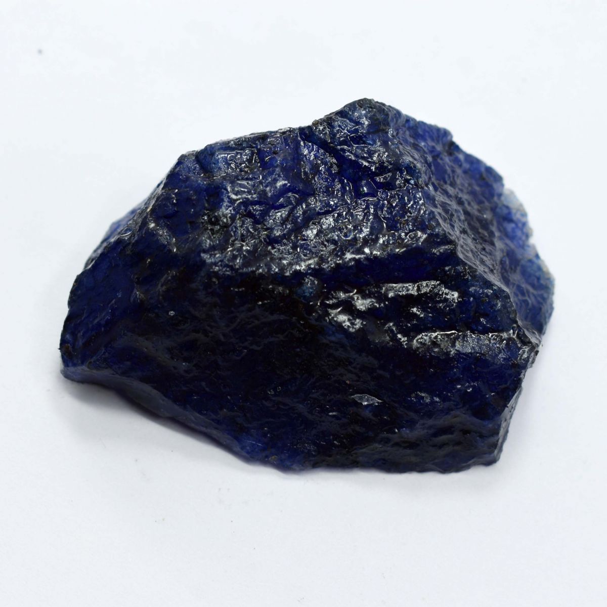 Natural Sapphire Blue Rough Uncut Huge Size 416.95 Ct CERTIFIED Loose Gemstone
