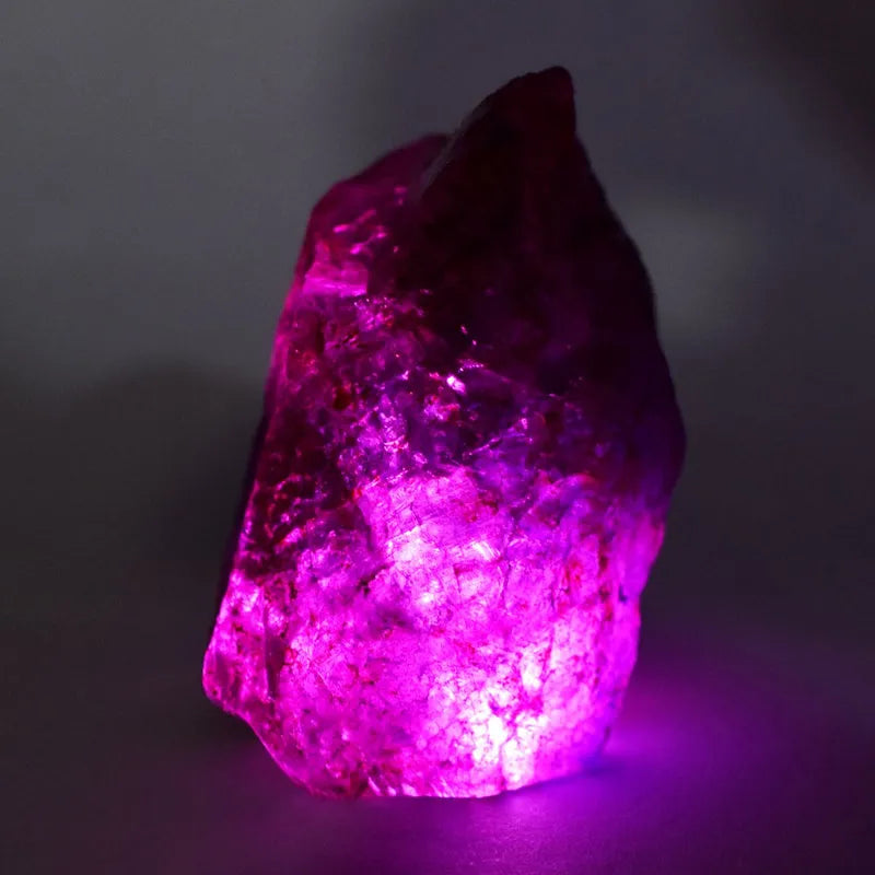 raw purple sapphire