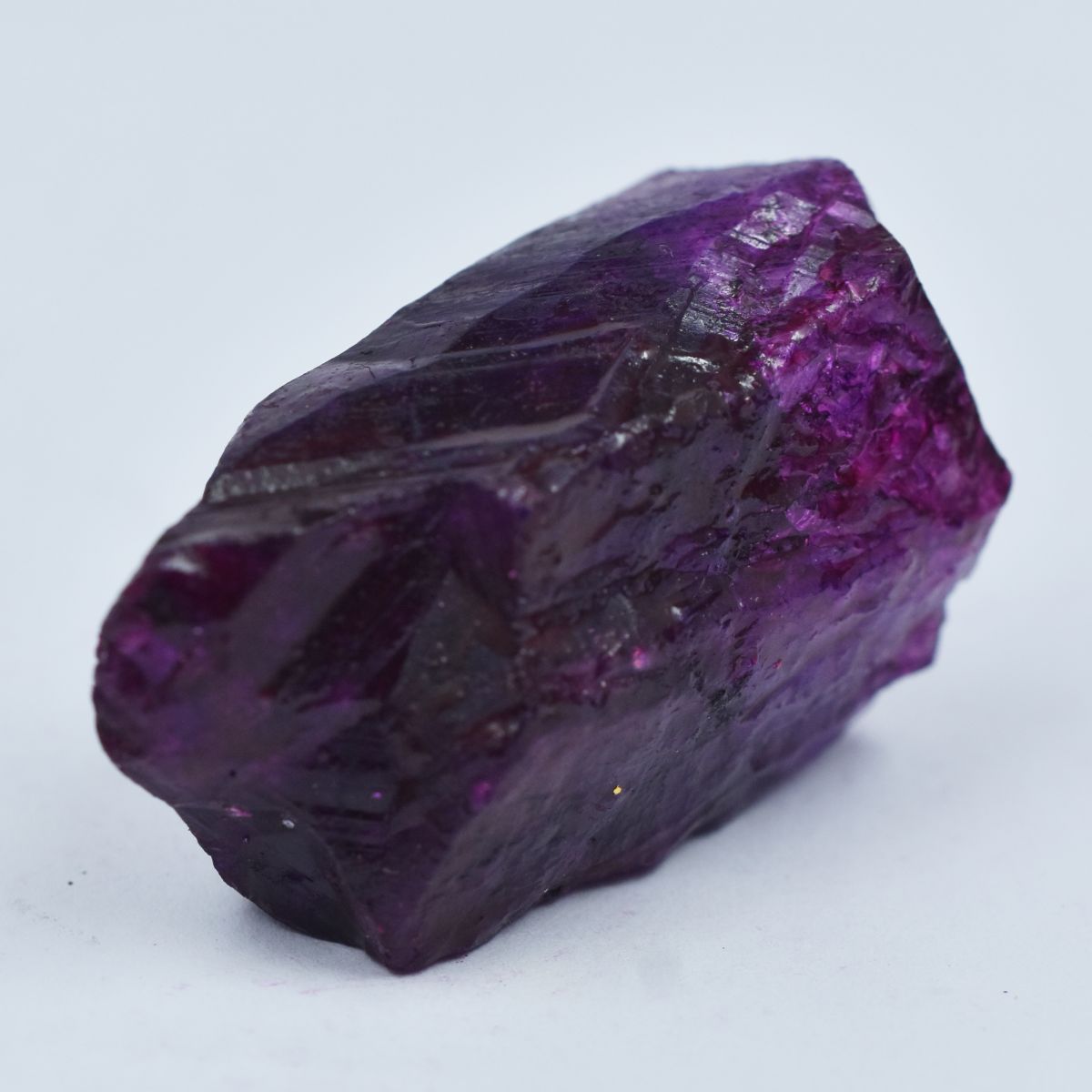 CERTIFIED Loose Gemstone 207.55 Ct Natural Purple Uncut Raw Sapphire Rough