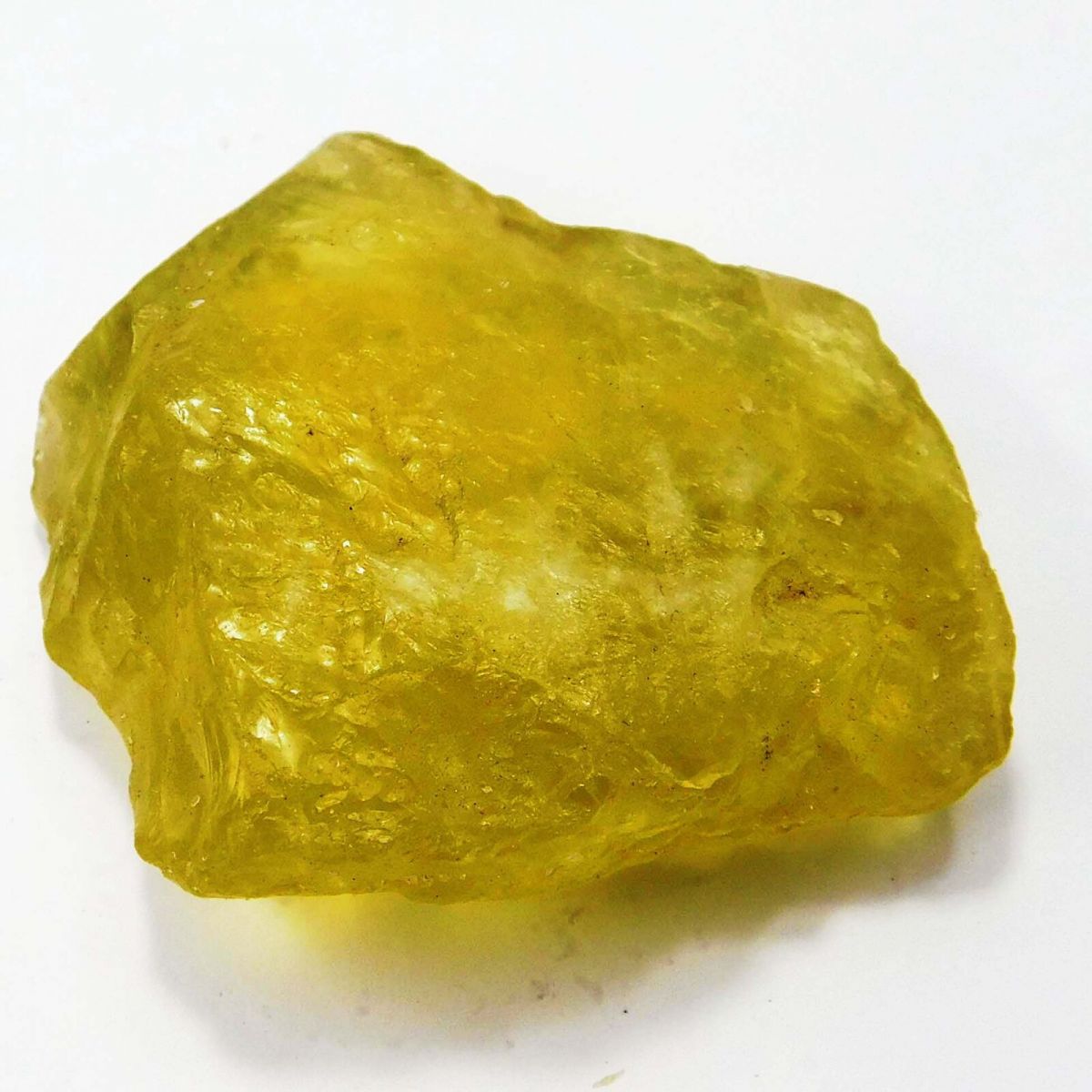 200 Ct NATURAL Sapphire YELLOW Earth Mined Huge Rough CERTIFIED Loose Gemstone