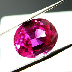 Loose PINK Ceylon Sapphire NATURAL Gemstone 8.00 Ct OVAL Cut AAA+ CERTIFIED