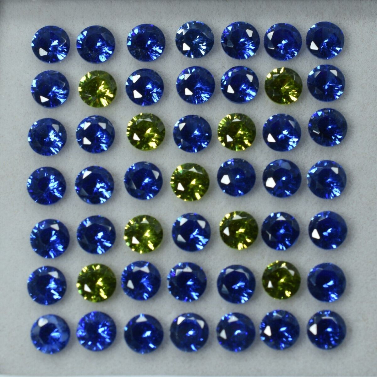 10 Pcs 5x5 MM Natural Sapphire Mix Color Round Lot CERTIFIED Gemstone