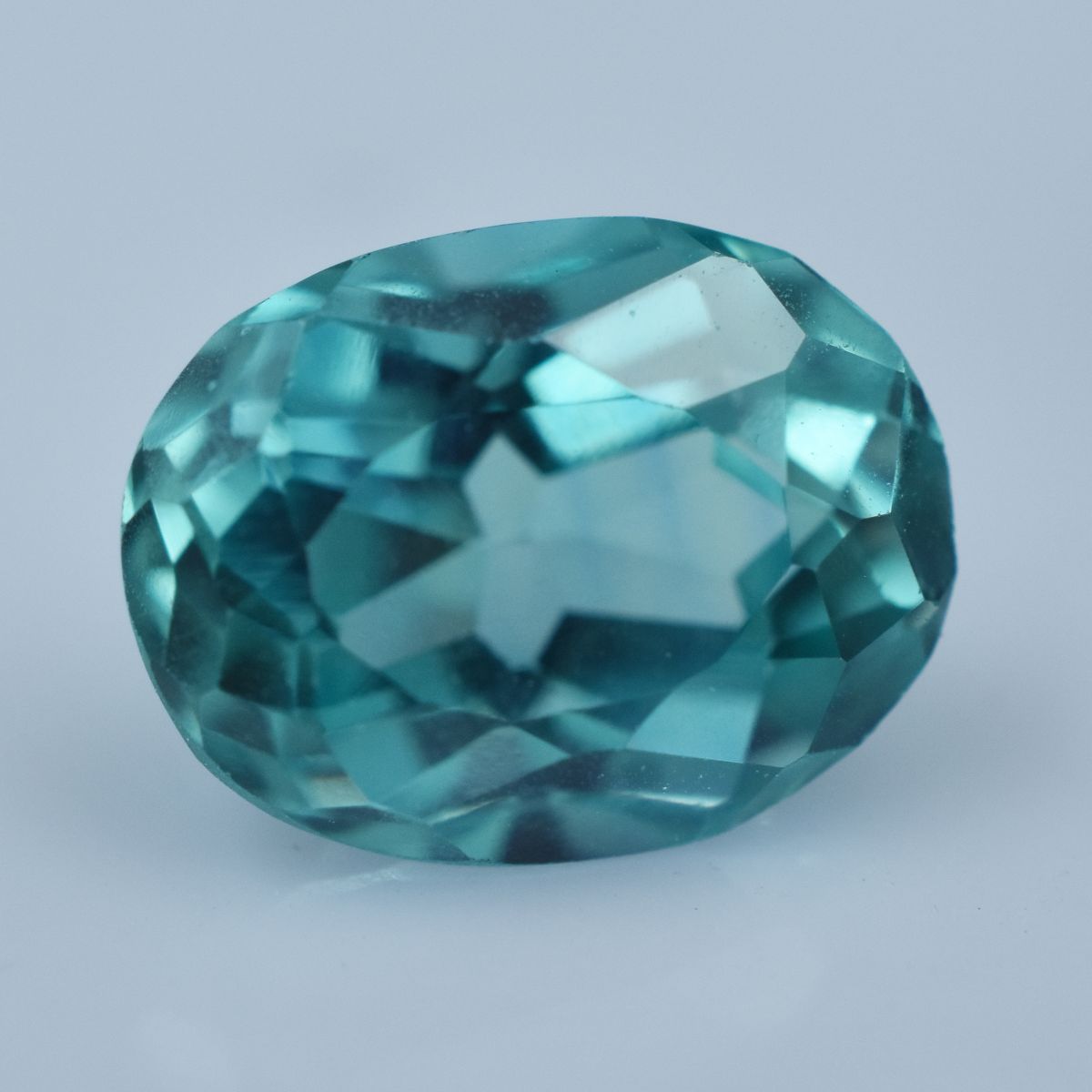 Montana Sapphire Natural 9.35 Ct Oval Cut Bluish Green CERTIFIED Loose Gemstone