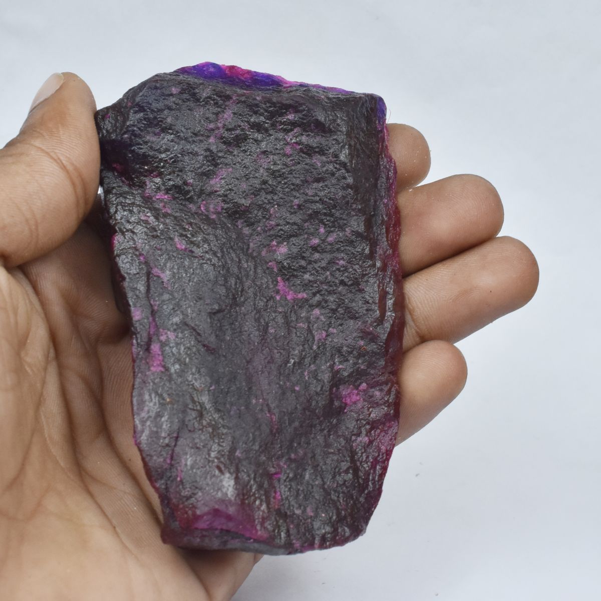 Purple Sapphire Natural 849.85 Ct Uncut Raw Rough Loose Gemstone CERTIFIED