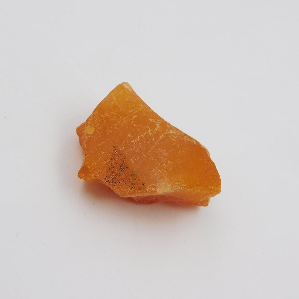 60.5 Ct Natural Uncut Huge Size Orange Sapphire Rough CERTIFIED Loose Gemstone