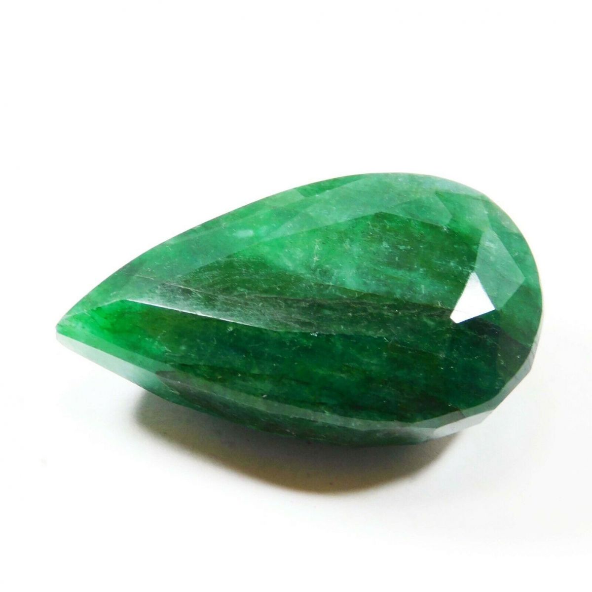 200 Ct Natural Emerald CERTIFIED Green Huge Pear Cut Rare Loose Gemstone