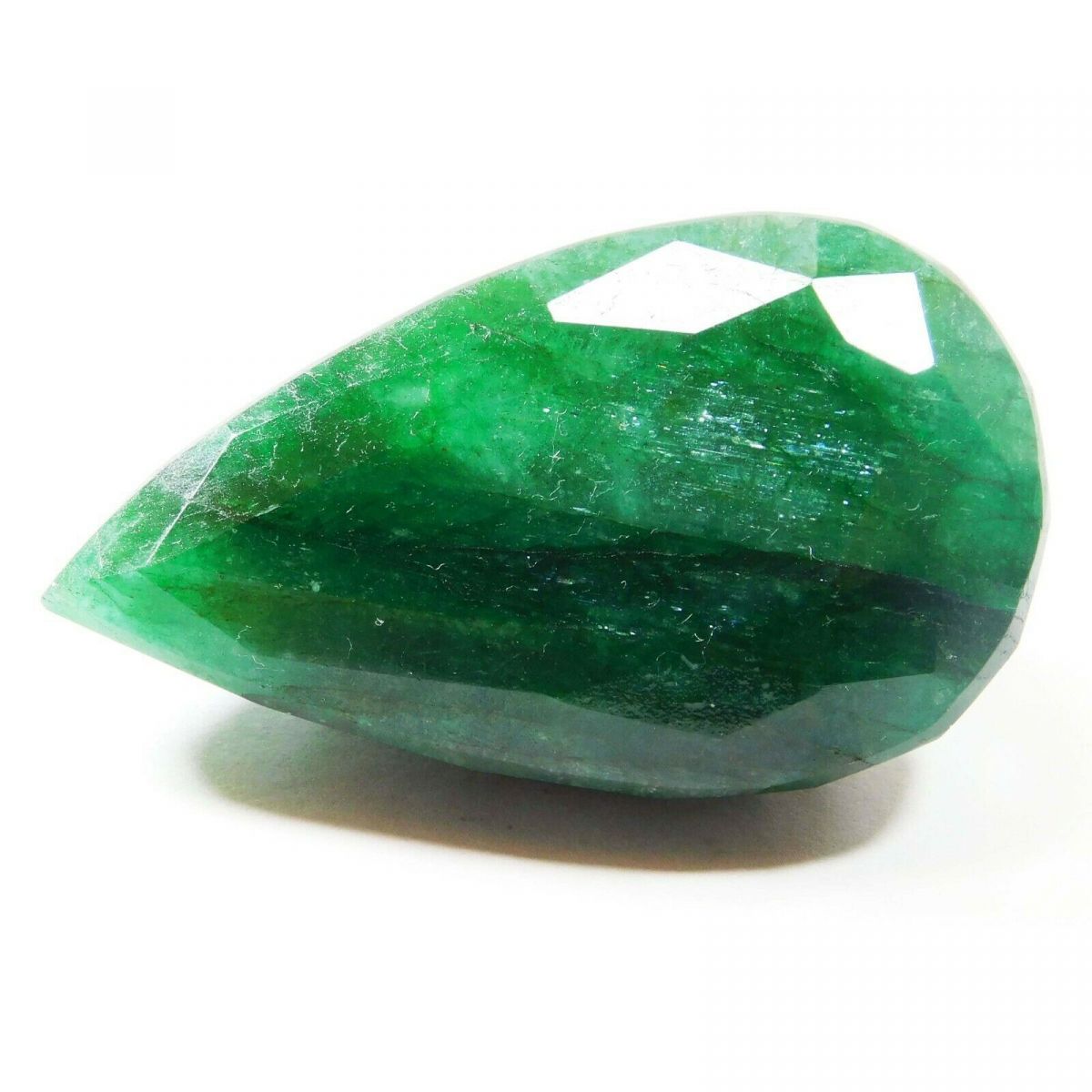 200 Ct Natural Emerald CERTIFIED Green Huge Pear Cut Rare Loose Gemstone