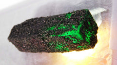 Natural Emerald Green Uncut Rough 134.59 Ct CERTIFIED Loose Gemstone