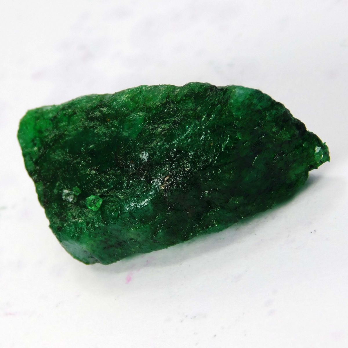 Natural Emerald Green CERTIFIED 40 Ct Loose Gemstone Huge Rough Earth Mined
