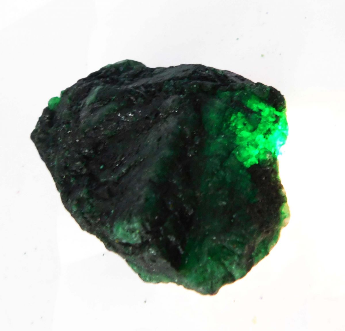 560 Ct Natural Green Emerald Huge Rough Earth Mined CERTIFIED Loose Gemstone