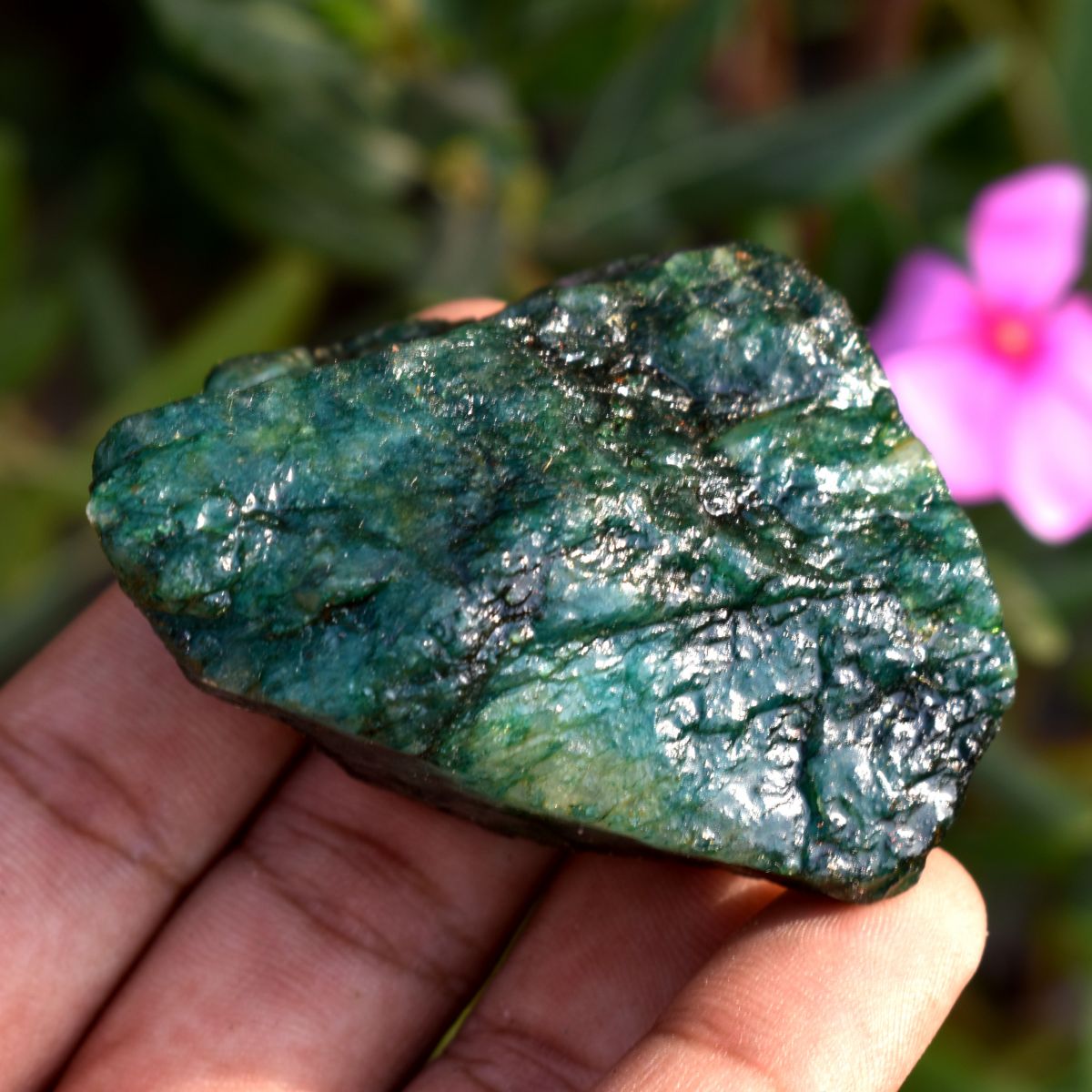 514.80 Ct Green Emerald Uncut Rough Natural CERTIFIED Loose Gemstone Earth Mined