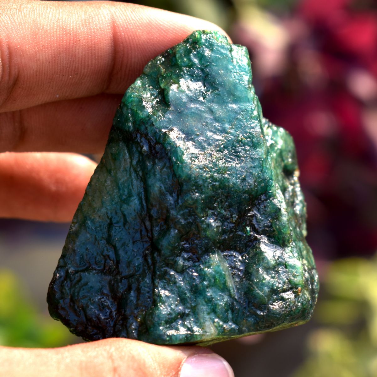 514.80 Ct Green Emerald Uncut Rough Natural CERTIFIED Loose Gemstone Earth Mined