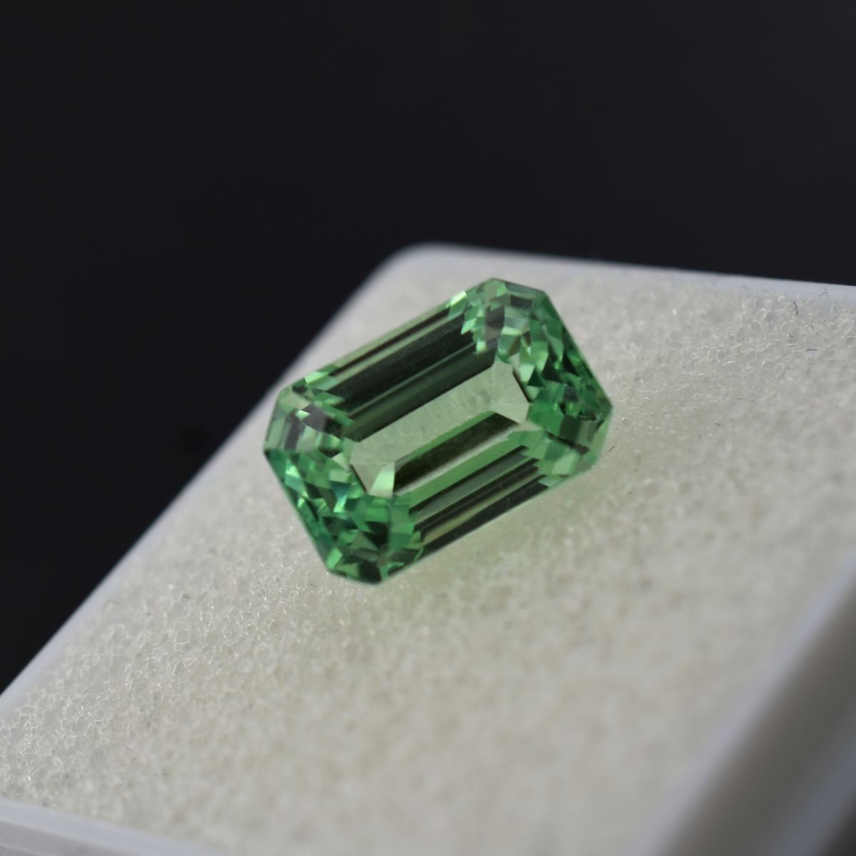 12.00 Ct NATURAL Grandidierite BLUISH GREEN Emerald Cut CERTIFIED Loose Gemstone