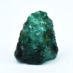 Uncut Raw Rough 58.15 Ct Natural CERTIFIED Green Emerald Loose Gemstone