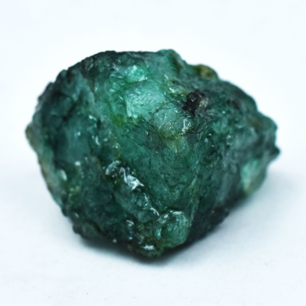 Uncut Raw Rough 58.15 Ct Natural CERTIFIED Green Emerald Loose Gemstone
