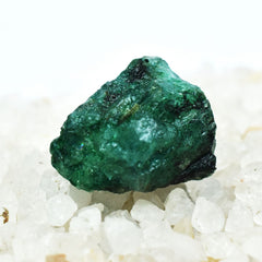Uncut Raw Rough 58.15 Ct Natural CERTIFIED Green Emerald Loose Gemstone