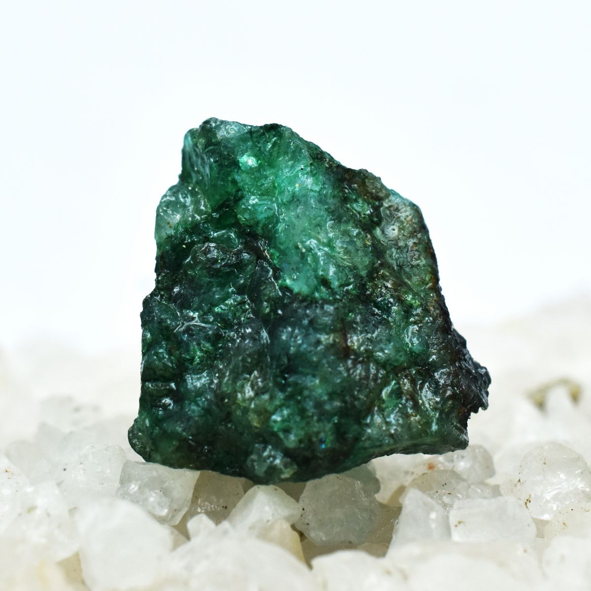 Uncut Raw Rough 58.15 Ct Natural CERTIFIED Green Emerald Loose Gemstone