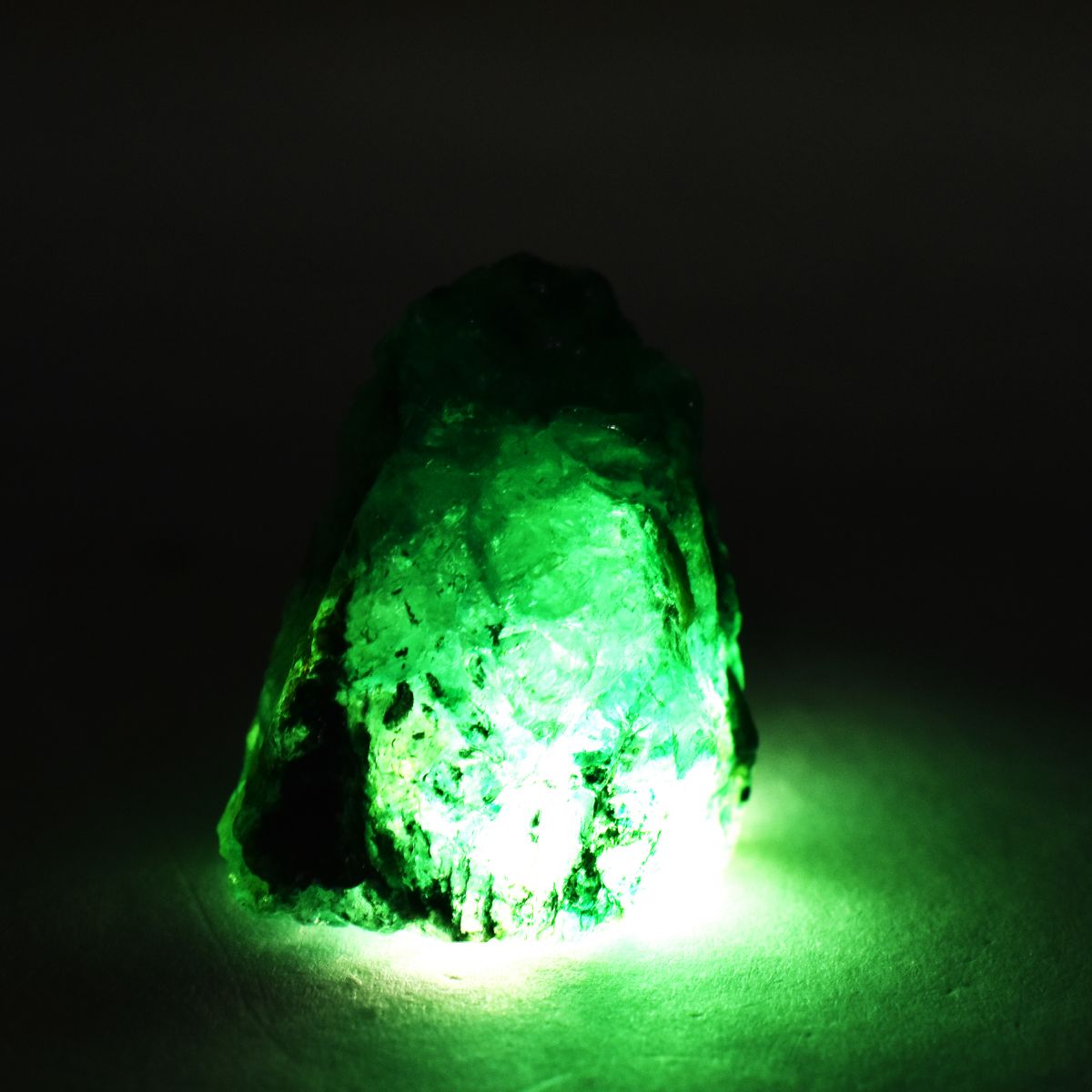 Uncut Raw Rough 58.15 Ct Natural CERTIFIED Green Emerald Loose Gemstone