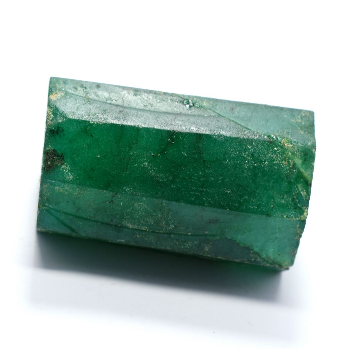 555 Ct Natural Emerald Green Rough Uncut Earth Mined CERTIFIED Loose Gemstone