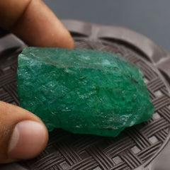 272.05 Ct Earth Mined Natural Emerald Huge Rough CERTIFIED Green Loose Gemstone