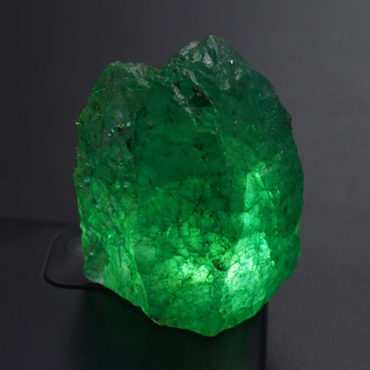 272.05 Ct Earth Mined Natural Emerald Huge Rough CERTIFIED Green Loose Gemstone