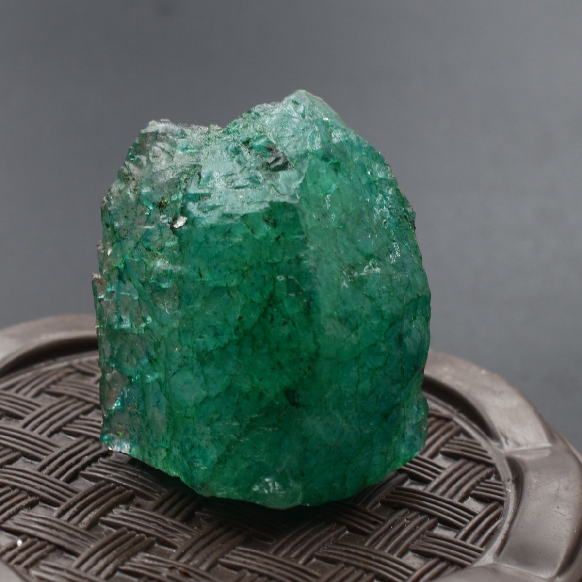 272.05 Ct Earth Mined Natural Emerald Huge Rough CERTIFIED Green Loose Gemstone