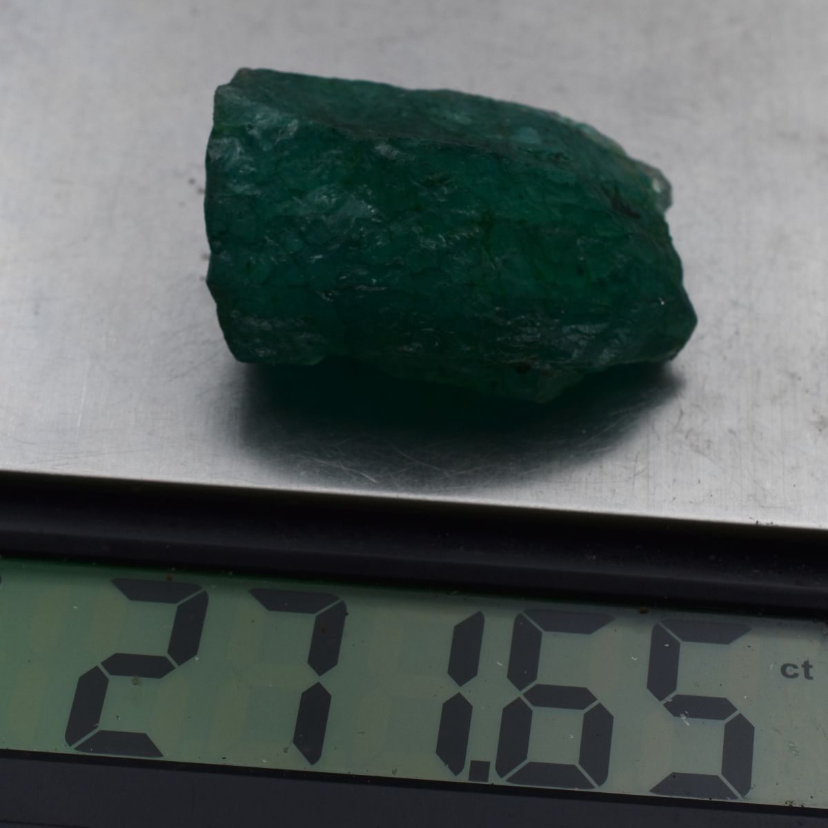 272.05 Ct Earth Mined Natural Emerald Huge Rough CERTIFIED Green Loose Gemstone