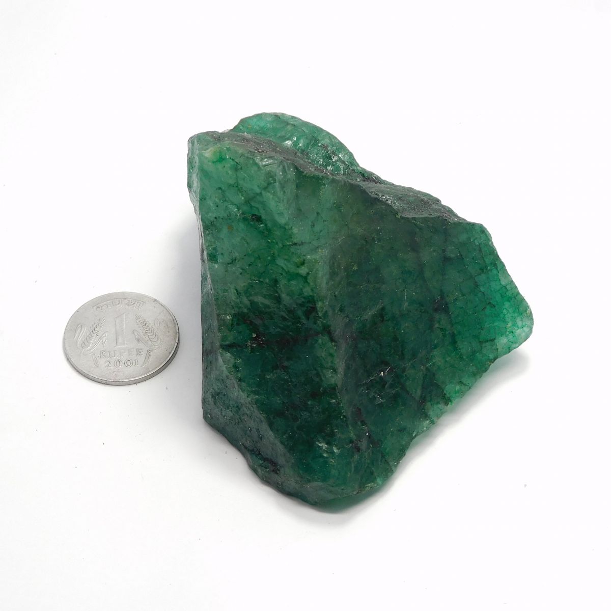 Green Uncut Rough 1369.15 Ct Natural Emerald Huge Size CERTIFIED Loose Gemstone