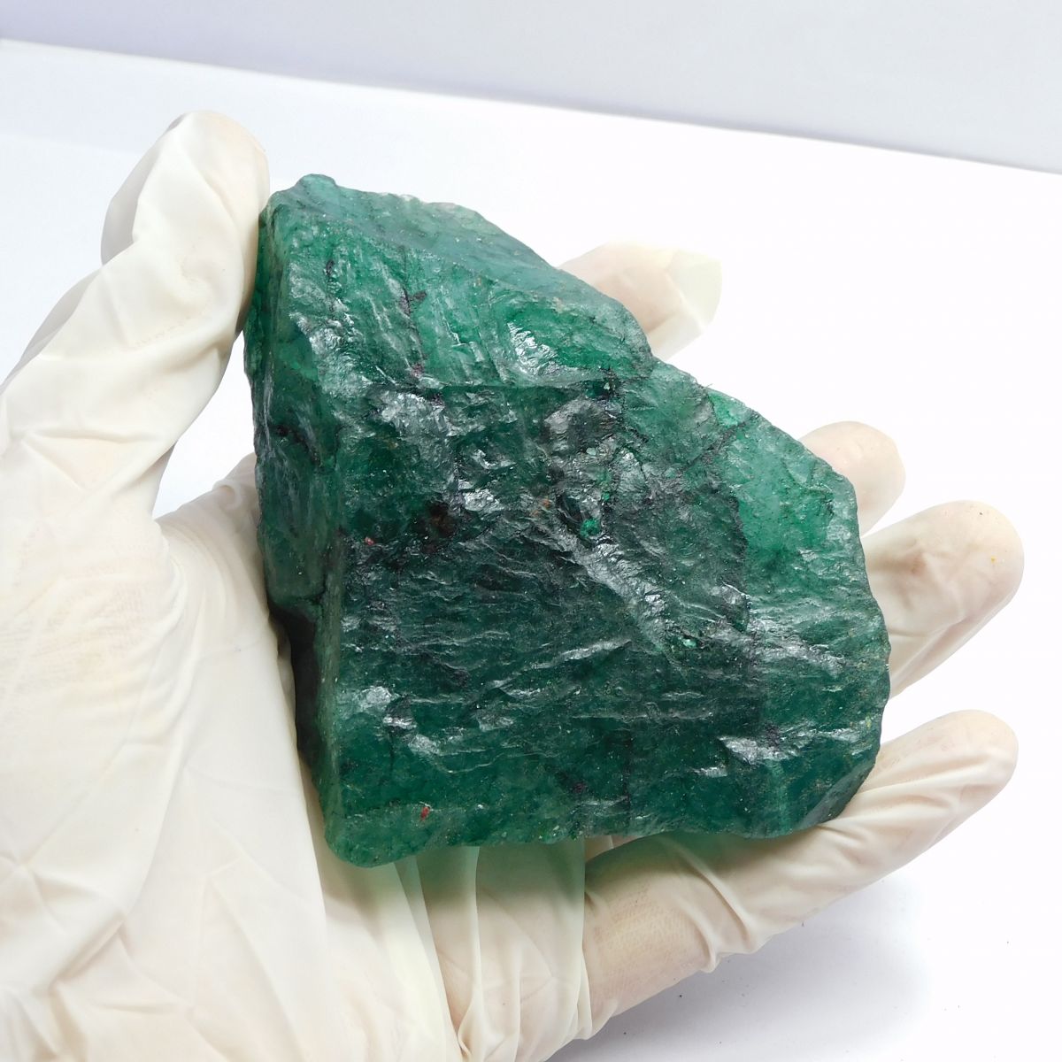 Green Uncut Rough 1369.15 Ct Natural Emerald Huge Size CERTIFIED Loose Gemstone