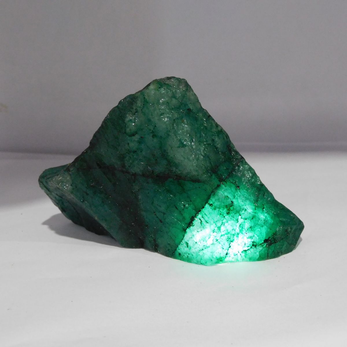 Green Uncut Rough 1369.15 Ct Natural Emerald Huge Size CERTIFIED Loose Gemstone