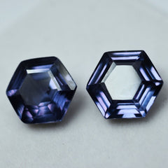 16 Ct Natural Alexandrite Color Change Fancy Shape CERTIFIED Loose Gemstone Pair