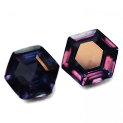 16 Ct Natural Alexandrite Color Change Fancy Shape CERTIFIED Loose Gemstone Pair