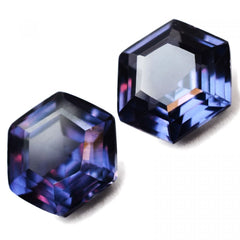 16 Ct Natural Alexandrite Color Change Fancy Shape CERTIFIED Loose Gemstone Pair