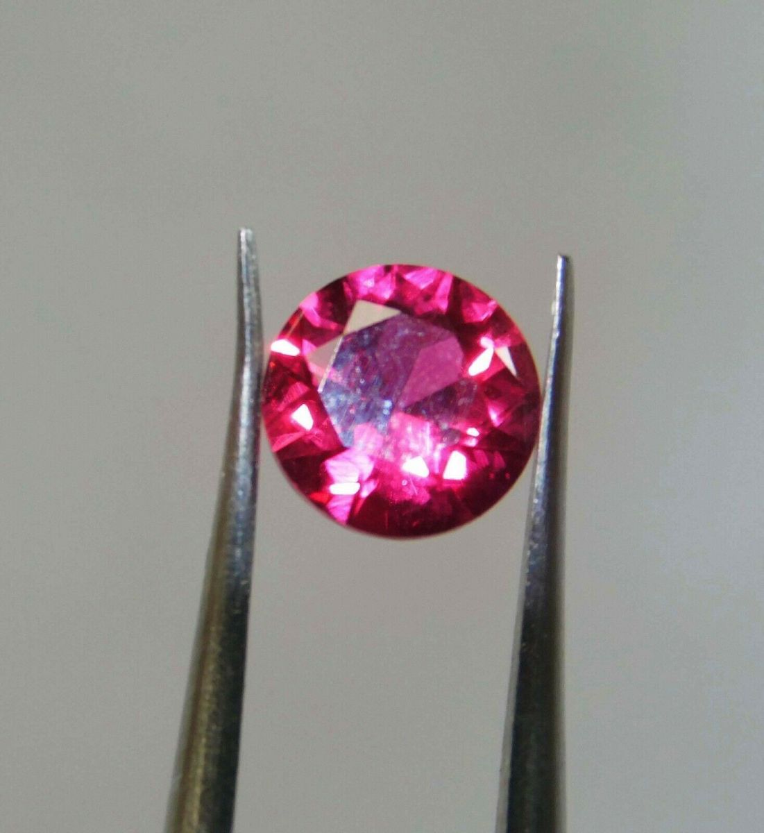 2.64 Ct NATURAL Bloody RED Ruby CERTIFIED Round Cut 6x6 mm Loose Gemstone Pair.