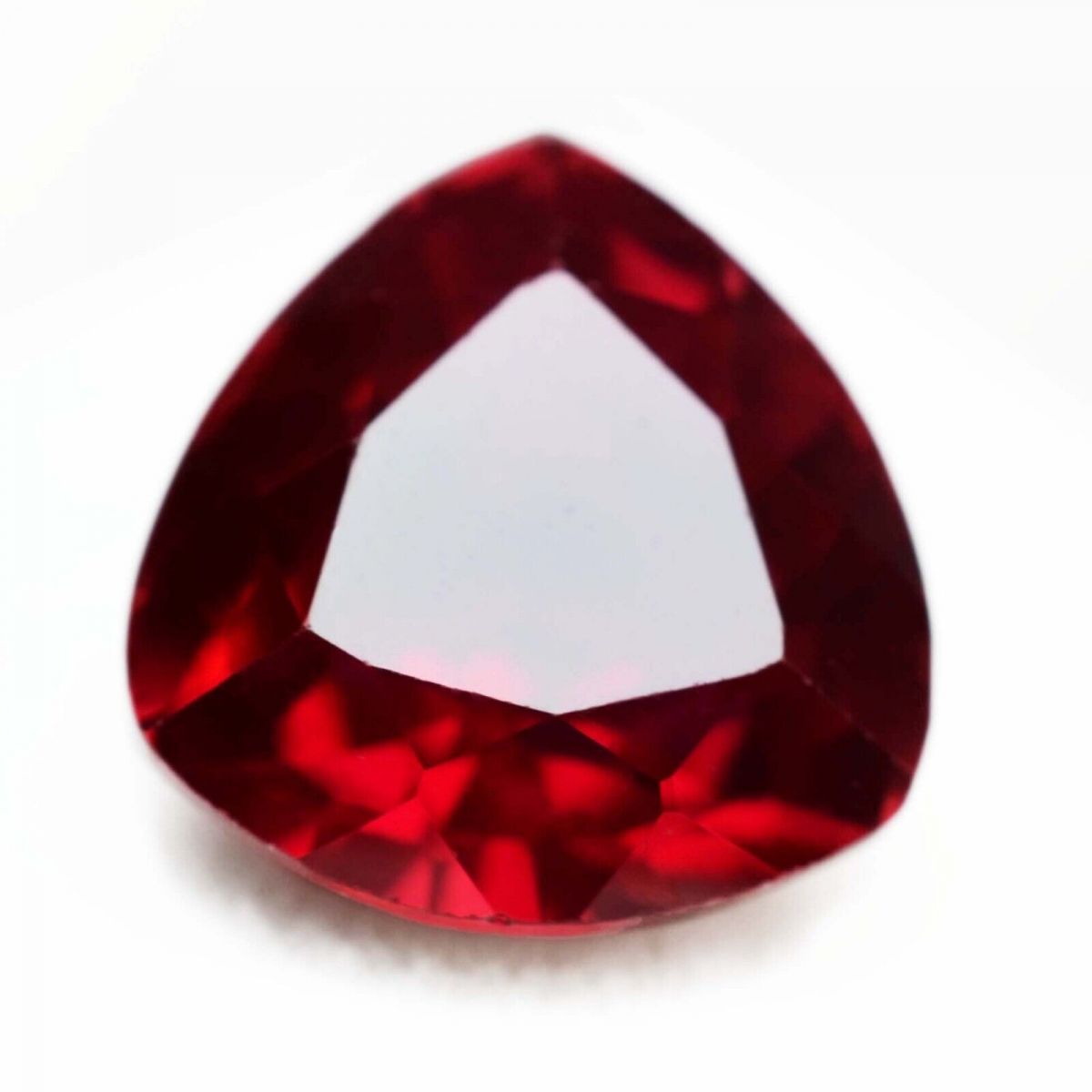 16 Ct NATURAL Ruby Bloody RED Trillion Cut CERTIFIED Loose Gemstone Pair