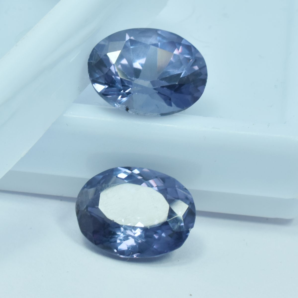 Natural Color Change Alexandrite 14.05 Ct Pair Oval Cut Loose Gemstone CERTIFIED