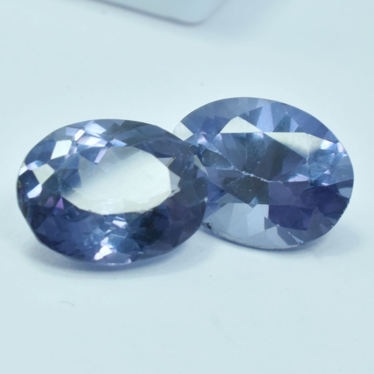 Natural Color Change Alexandrite 14.05 Ct Pair Oval Cut Loose Gemstone CERTIFIED