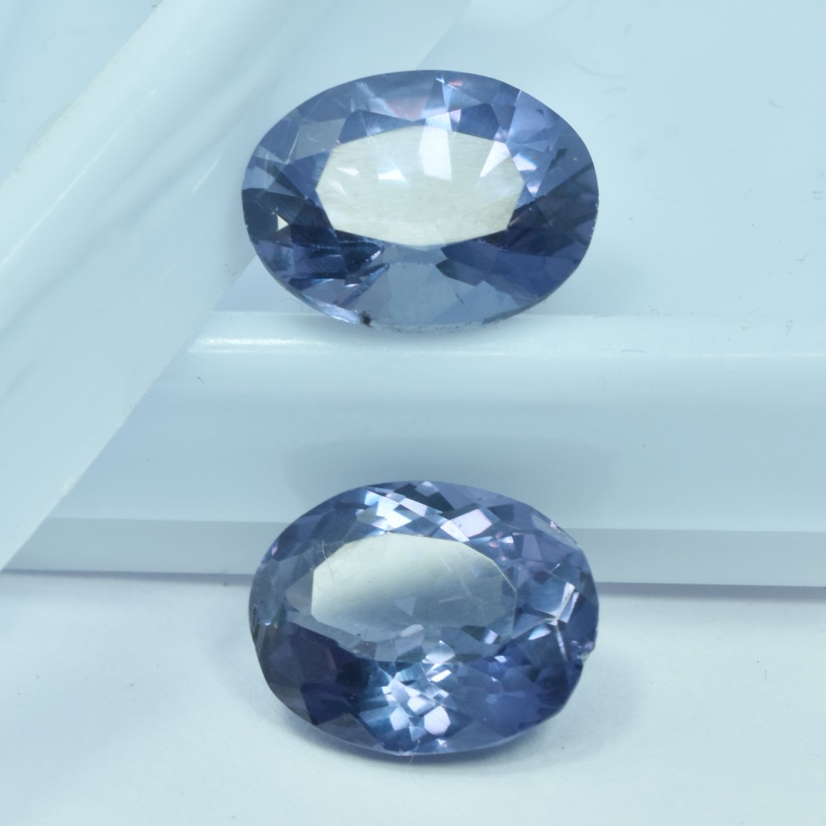 Natural Color Change Alexandrite 14.05 Ct Pair Oval Cut Loose Gemstone CERTIFIED