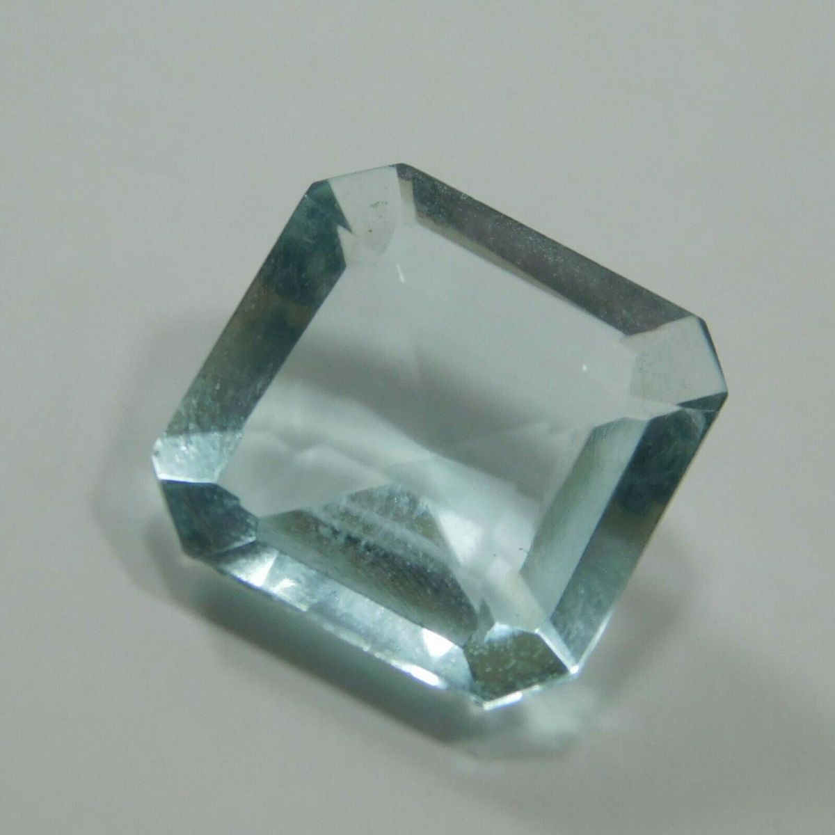 4.65 Ct Natural Aquamarine Blue Square Shape Certified  Loose Gemstones